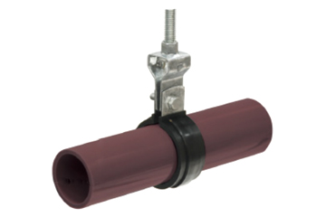 鉄 ドブメッキ ELフラット吊バンド (VP管用)(VP10115) (TPE)(AWJ品)